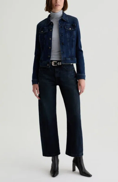 Ag Robyn Denim Jacket In Blue