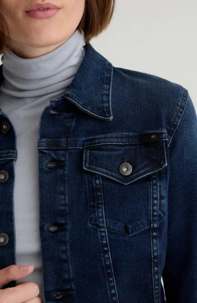 Ag Robyn Denim Jacket In Blue