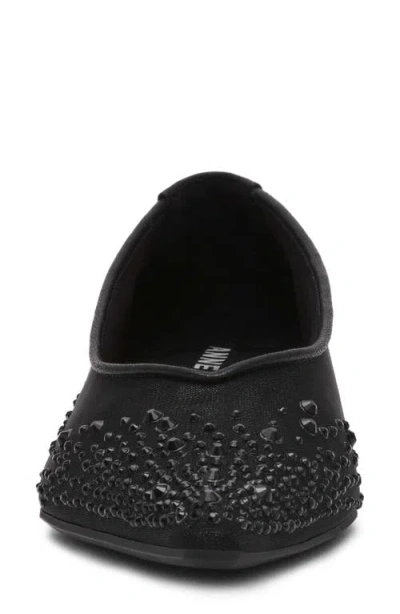Anne Klein Women's Carisle-c Embellished Pointed Toe Flats In Black