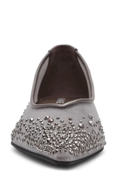 Anne Klein Women's Carisle-c Embellished Pointed Toe Flats In Silver
