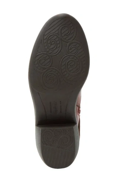 Alegria By Pg Lite Millie Embossed Block Heel Bootie In Red