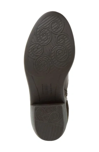 Alegria By Pg Lite Millie Embossed Block Heel Bootie In Brown