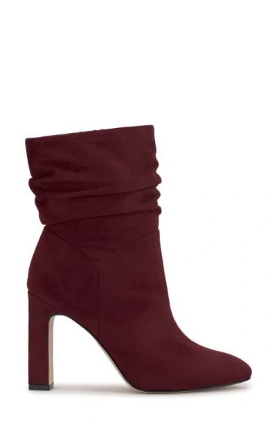Jessica Simpson Women's Mixtesa Slouchy Dress Booties In Burgundy