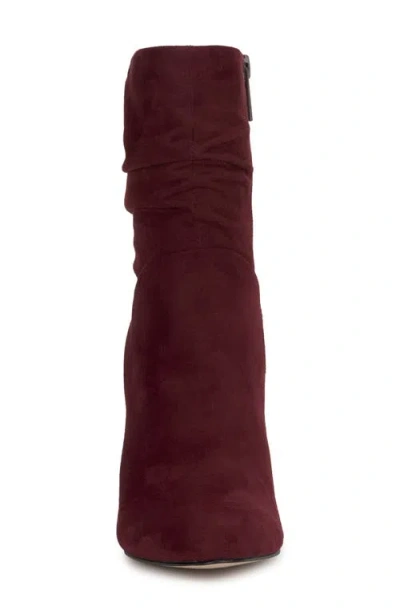Jessica Simpson Women's Mixtesa Slouchy Dress Booties In Burgundy