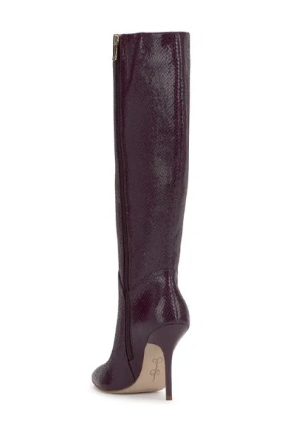 Jessica Simpson Lovieinn2 Knee High Boot In Burgundy
