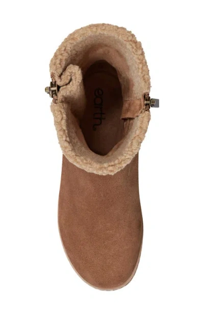 Earth Women's Hyland Cozy Water Repellent Boots In Brown