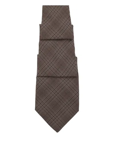Our Legacy Stripe-printed Tie In Brown