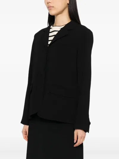 Agnès B. Single-breasted Blazer In Black