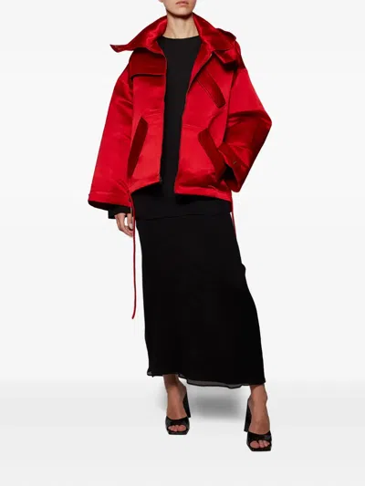 Wardrobe.nyc Sheer Split-cuff Blouse In Black