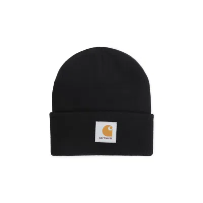 Carhartt Midnight Blue Acrylic Watch Hat In Black