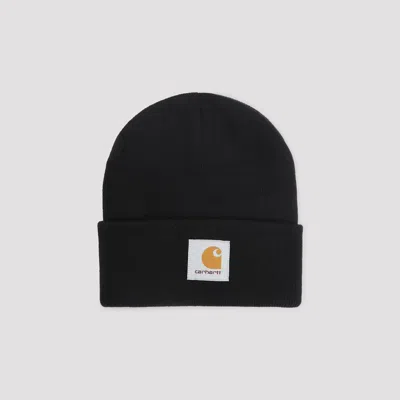 Carhartt Midnight Blue Acrylic Watch Hat In Black