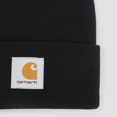 Carhartt Midnight Blue Acrylic Watch Hat In Black