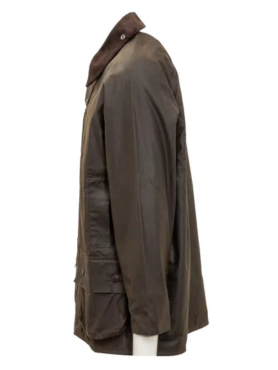 Barbour Classic Bedale Wax Jacket Aw25 Wax Cot Outw In Green