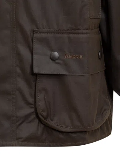 Barbour Classic Bedale Wax Jacket Aw25 Wax Cot Outw In Green