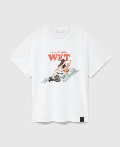 Stella Mccartney Cotton T-shirt In White