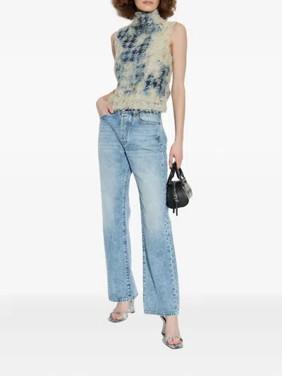 Diesel 1971 D-sent Five-pocket Jeans In Blue