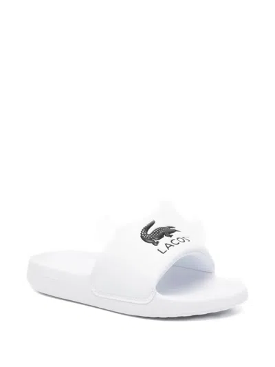 Lacoste Serve Slides In White
