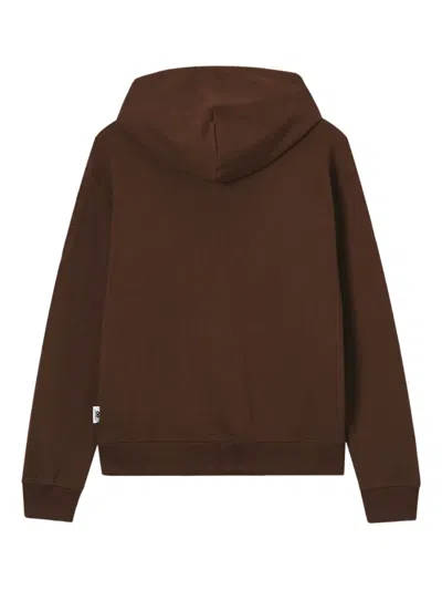 Chocoolate Bear-print Hoodie In Brown