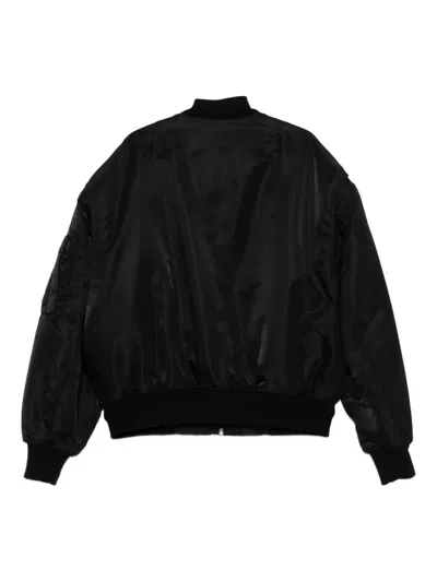 Entire Studios Classic Bomber Jacket In Black