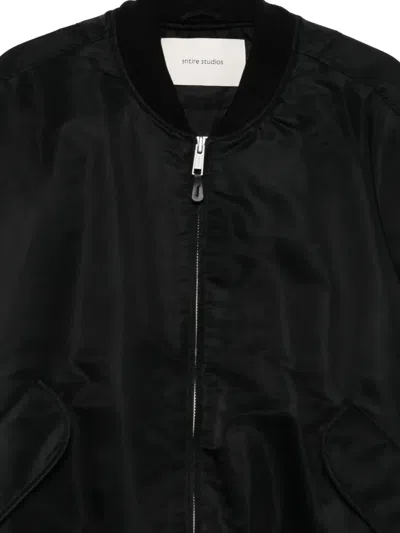 Entire Studios Classic Bomber Jacket In Black