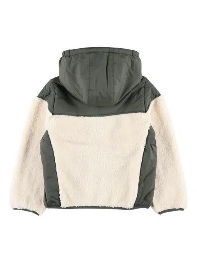 K-way Hooded Fleece-paneled Jacket In Multi