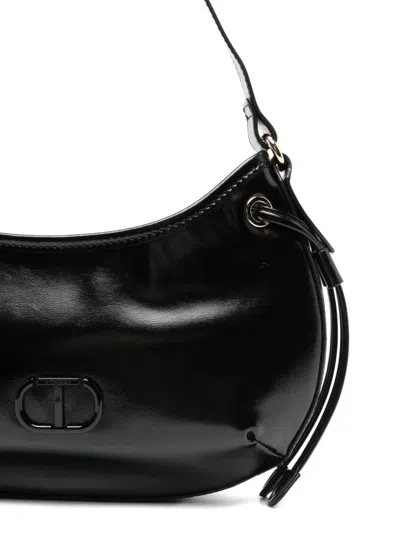 Twinset Black Polyethylene Women Handbag In Black