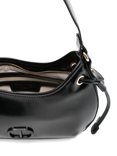 Twinset Black Polyethylene Women Handbag In Black