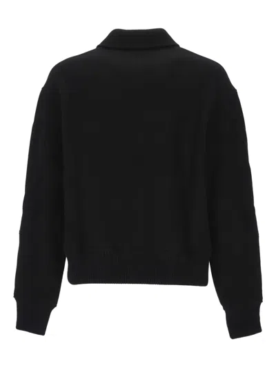 Jacquemus Black Jacket With Classic Collar And Dropped Shoulders In Wool Man In Black