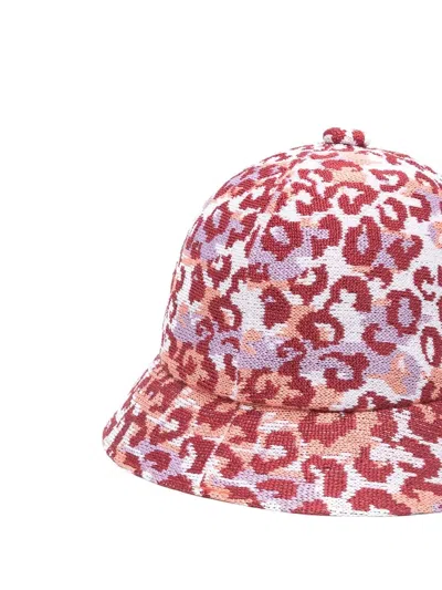 Kangol Leopard-print Bucket Hat In Multi