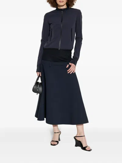 Diesel G-ervin Zip-front Stand-collar Jacket In Black