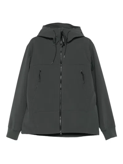 C.p. Company Zip-front Hooded Jacket In Gray