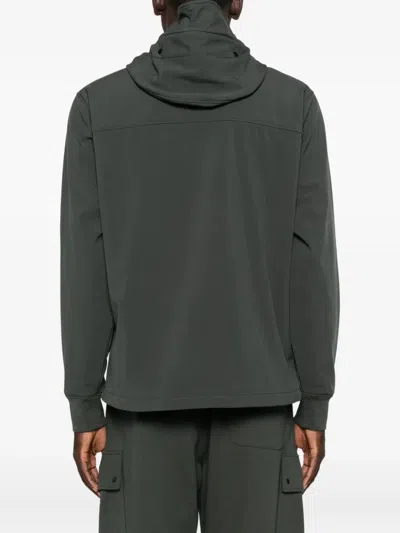 C.p. Company Zip-front Hooded Jacket In Gray