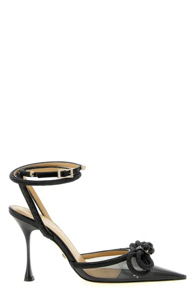 Mach&mach Mach & Mach 'double Bow' Pumps In Black