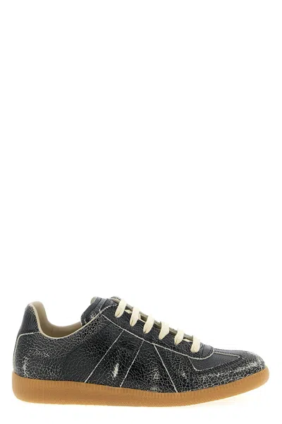 Maison Margiela Replica Sneakers In Black