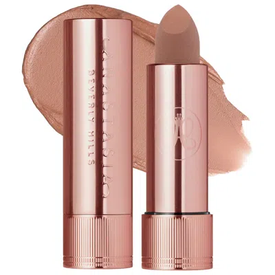 Anastasia Beverly Hills Full-pigment Matte & Satin Velvet Lipstick Hazelnut 0.10 Oz/3 G In Brown