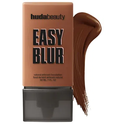 Huda Beauty Easy Blur Natural Airbrush Foundation With Niacinamide Chocolate Swirl 570w 1 oz / 30 ml