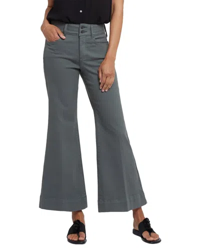 Nydj Mia Sage Leaf Palazzo Jean In Gray