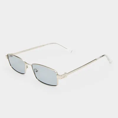 Le Specs Bizarro 56mm Rectangular Sunglasses In Gray