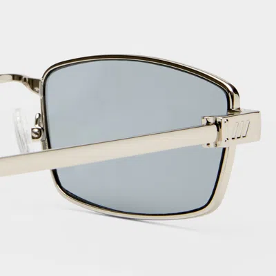 Le Specs Bizarro 56mm Rectangular Sunglasses In Gray