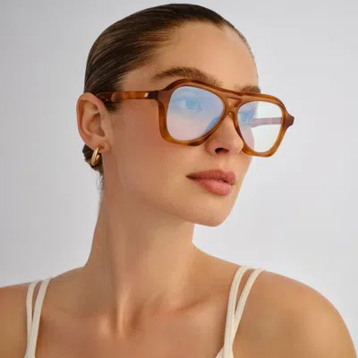 Le Specs Drizzle In Brown