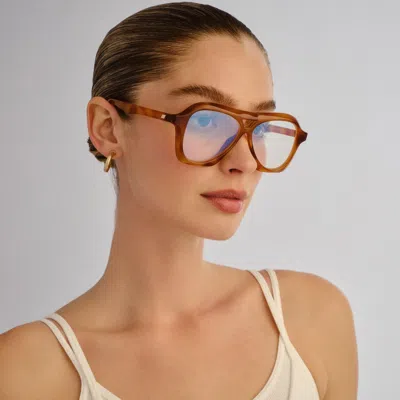 Le Specs Drizzle In Brown