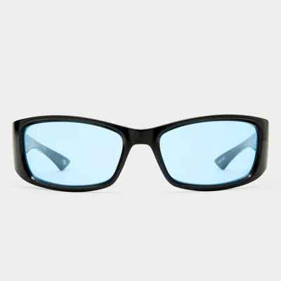 Le Specs Du Jour 60mm Rectangular Sunglasses In Black
