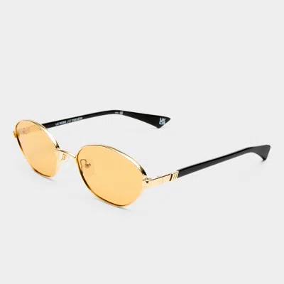 Le Specs Le Bebe 58mm Oval Sunglasse In Yellow