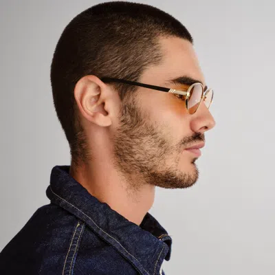 Le Specs Le Bebe 58mm Oval Sunglasse In Yellow