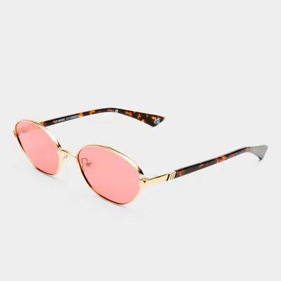 Le Specs Le Bebe 58mm Oval Sunglasse In Pink