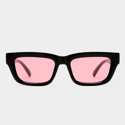 Le Specs Le Castle 54mm D-frame Sunglasses In Black