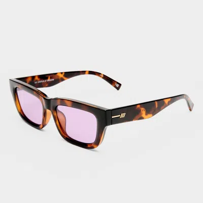 Le Specs Le Castle 54mm D-frame Sunglasses In Brown