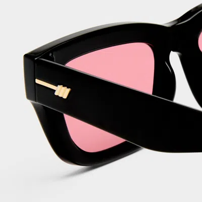 Le Specs Le Castle 54mm D-frame Sunglasses In Black