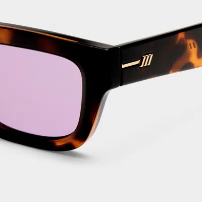 Le Specs Le Castle 54mm D-frame Sunglasses In Brown