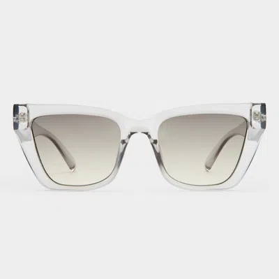 Le Specs Le Coeur 53mm Cat Eye Sunglasses In Gray